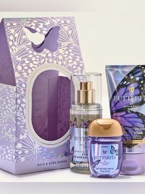 Bath & Body Works Butterfly Gift Set - Limited Edition NEW